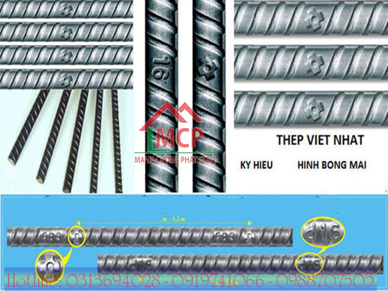 Bảng báo giá thép Việt Nhật, bang bao gia thep viet nhat